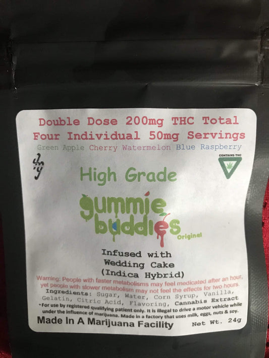 High Grade Gummie Buddies Double Dose (Assorted Strains)